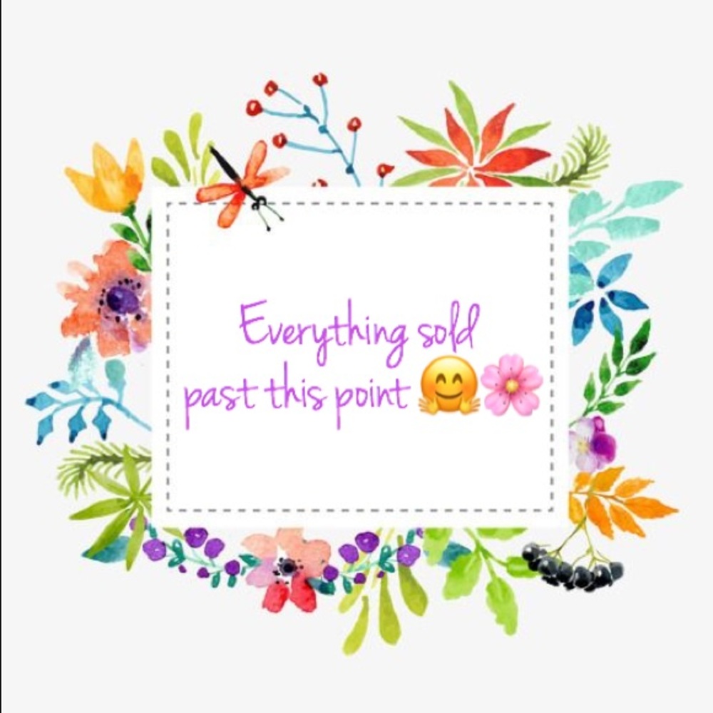 Everything is sold past this point! 😊💖